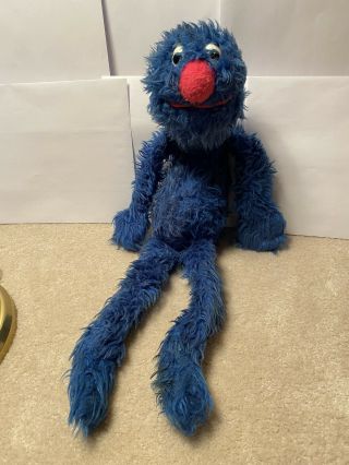 Vintage Knickerbocker 24” Plush Stuffed Grover Muppet Sesame Street Henson