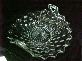 Fostoria American Pattern Clear Glass Muffin Tray 9 In Wide Priority Ship