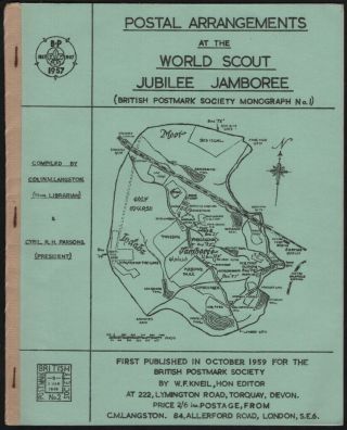 World Scout Jubilee Jamboree Postal Arrangements.  British Postmark Society 1959