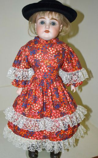 Antique 17 " Dep German Bisque Doll Kestner