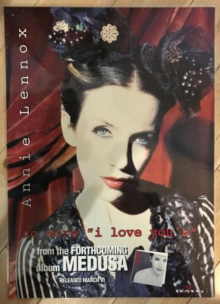 Annie Lennox Rare Large Aussie Laminated Poster No More I Love Medusa Eurythmics