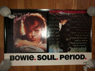 David Bowie Vintage Promo Poster Young Americans Station To Station Soul Period