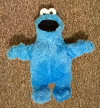 Cookie Monster Plush 10 " Sesame Street Soft Stuffed Toy Blue 26cm