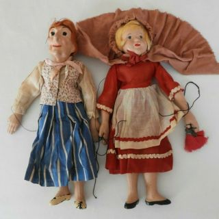 Madame Alexander Little Red Riding Hood & Grandma Tony Sarg Marionette Puppet