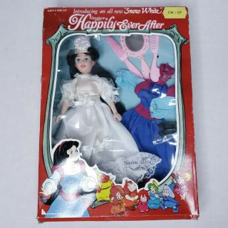 Vintage Snow White Doll Filmation Happily Ever After Dolls Lucky Bell 1990