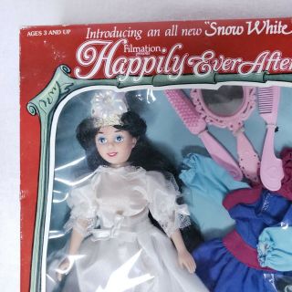 Vintage Snow White Doll Filmation Happily Ever After Dolls Lucky Bell 1990 3