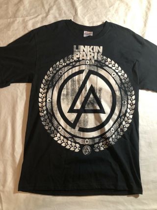 Linkin Park 2008 Tour Short Sleeve Black T - Shirt Adult Medium