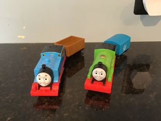 Thomas The Train Trackmaster Talking Percy With Talking Thomas Engine Sounds