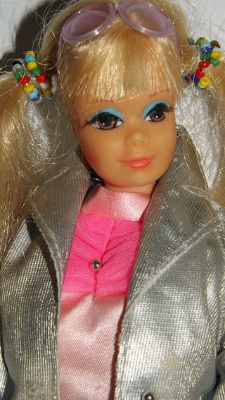 Vintage Barbie Tnt Pj Doll In Rare 1970 " Swingin 