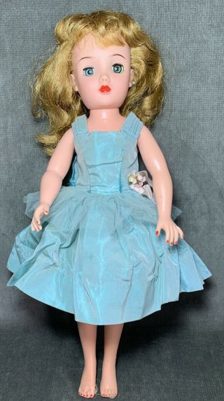 Vintage Ideal Revlon Walker Doll Snow Pink Dress 18” Vt - 18 Clothes Fashion Doll