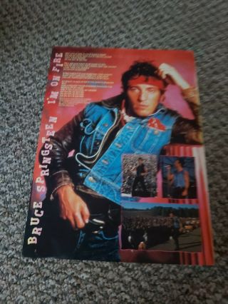 (tbebk172) Advert/poster 11x8 " Bruce Springsteen : I 