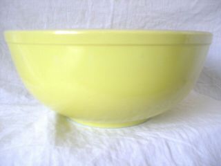 Vintage Pyrex Primary Yellow 404 Mixing Bowl 4 Qt