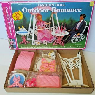 Vintage 1985 ARCO Fashion Doll Outdoor Romance Play Set for Barbie 80 ' s Toy 2