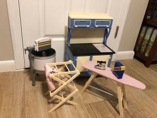 American Girl Doll Kit Kittredge Laundry And Kitchen Set