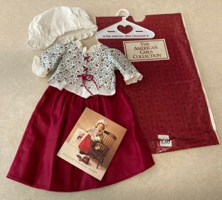 American Girl Felicity Pleasant Company 1991 School Outfit In,  Bag