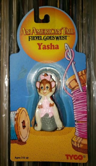 1991 Yasha Mousekewitz 2.  75 " Tyco Figure American Tail Fievel Goes West