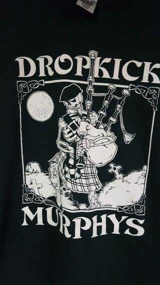 DROPKICK MURPHYS its so lonley ROUND THE FIELDS OF ATHERNY t - shirt ADULT MED 2