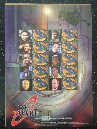 Price.  Red Dwarf.  Only 1000 Sheets Produced Of This Cult Series.