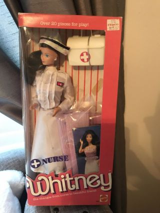 Vintage 1987 Nurse Whitney Barbie Doll