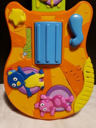 THE BACKYARDIGANS Musical Singing Guitar Toy 2006 Mattel Nickelodeon GREAT 3