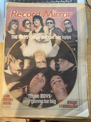 Record Mirror - Sept 77 - The Rods - Clash - Bowie - Stranglers - Jarre - Dury