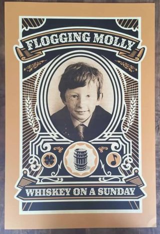 Flogging Molly Whisky On A Sunday 21x32 Poster Print Dropkick Murphys