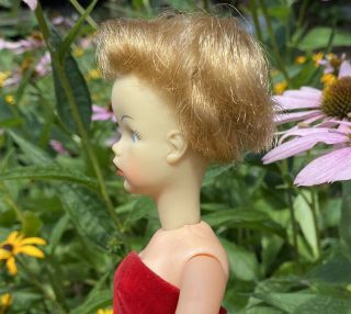 Vintage Japanese Exclusive Blonde Tammy Doll Wearing Dance Date Dress By IDEAL 2