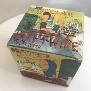 Beavis and Butt - Head Buttwipe Toilet Paper w/ Box From 1996 2