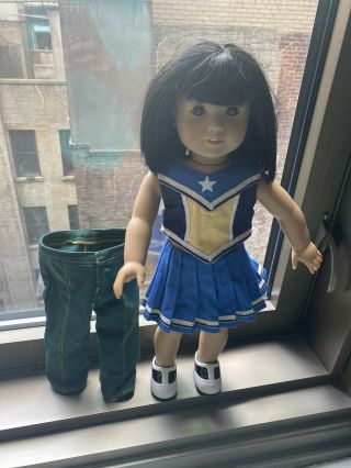 American Girl 18 " Ivy Ling Doll Pierced Retired Doll