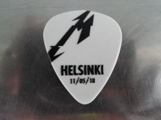 Metalica Helsinki 05/11/2018 Concert Tour Guitar Pick
