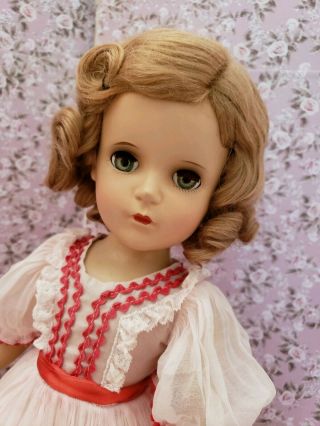 Vintage Madame Alexander 18 " Margaret Doll In Sweet Dress So Lovely