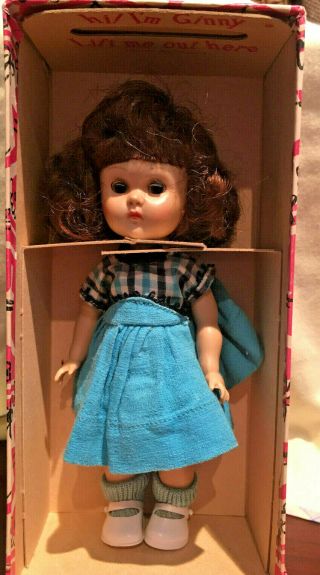 Vintage Vogue Ginny Doll Slw " Tiny Miss " 41 (1955) W/ Box