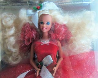 Special Edition 1988 Happy Holidays Barbie,  1st In Series,  Mib