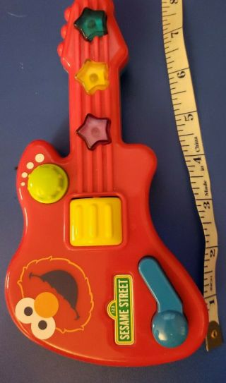 Elmo Baby Guitar Mattel Dials Baby Toy 2000 Sesame Street Rare 3