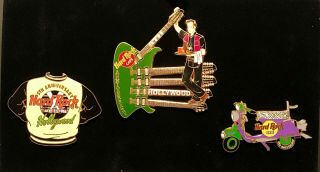 Hard Rock Cafe Hollywood 5th Anniversary Pins