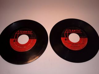 1973 Led Zeppelin 45 Rpms Black Dog/misty Mountain Hop Over The Hill/dancing Day