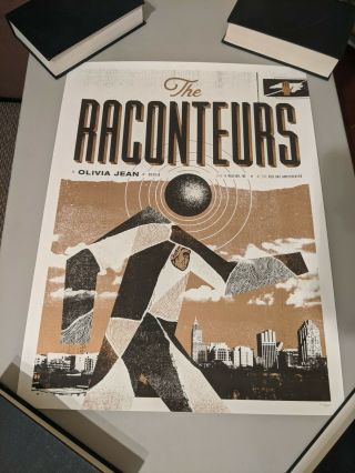 The Raconteurs Raleigh Nc 2019 Concert Poster 117/200 Jack White