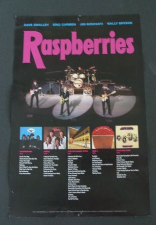 The Raspberries Album Poster Record Store Promo