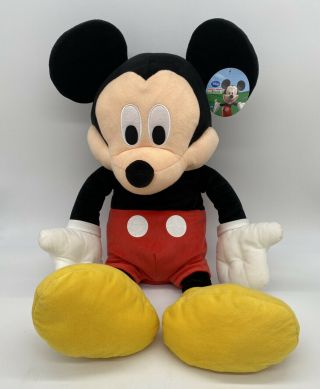 Large Disney Mickey Mouse Plush Stuffed Toy 28 " Dream International.  Nwt.