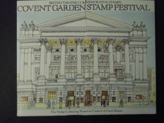 Covent Garden Stamp Festival 1982 Theatre Stamps In Pop - Up Presentation Pack