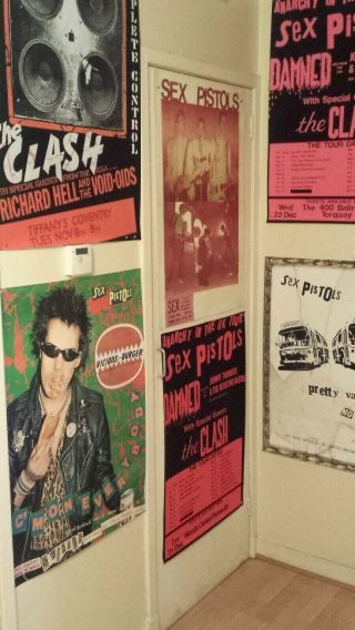 Sex Pistols Sid Vicious C,  Mon Everybody Poster Punk Rock Seditionaries 1977