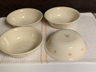 Set Of 4 - Corning Corelle - Mirage Sandstone - 6 1/4 " Salad Soup Cereal Bowls