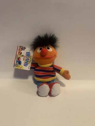 Vintage - Ernie - Sesame Street Beans - 30 Years And Counting - Plush Toy - 1997