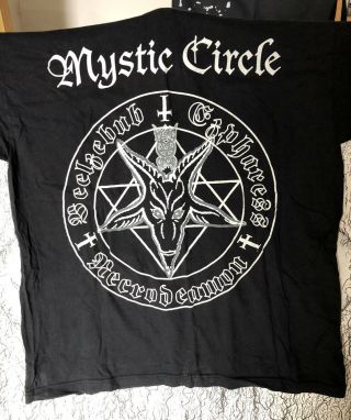 Mystic Circle Shirt.  Cradle Of Filth,  Rotting Christ,  Necromantia