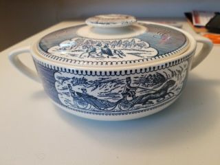 Currier And Ives Casserole Dish