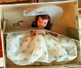 Five (5) Vintage Nancy Ann Storybook Dolls - Bisque - in Boxes - NGFB 3