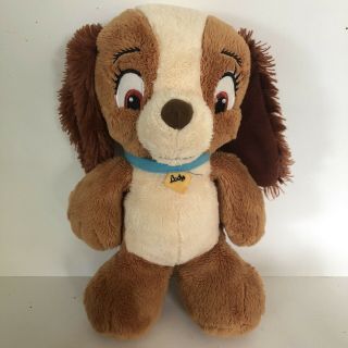 Lady And The Tramp Just Play 10” Plush Lady Cocker Spaniel Stuffed Disney Toy