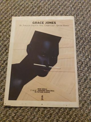 (tbebk179) Advert/poster 11x8 " Grace Jones : My Jamaican Guy