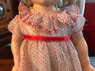 Vintage 1930s Ideal 18” Shirley Temple Doll W/Original Dress 3