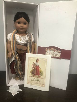 Pleasant Company Retired American Girl Doll Josefina Montoya And Box